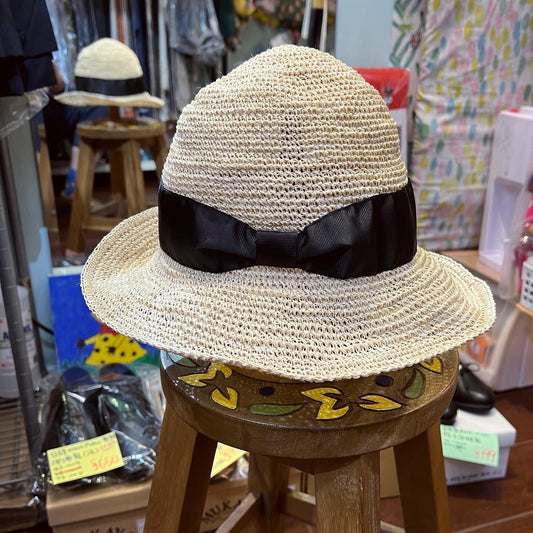 Sale- Anjou Chouette Straw Hat, 3 Colors, made in Philippines