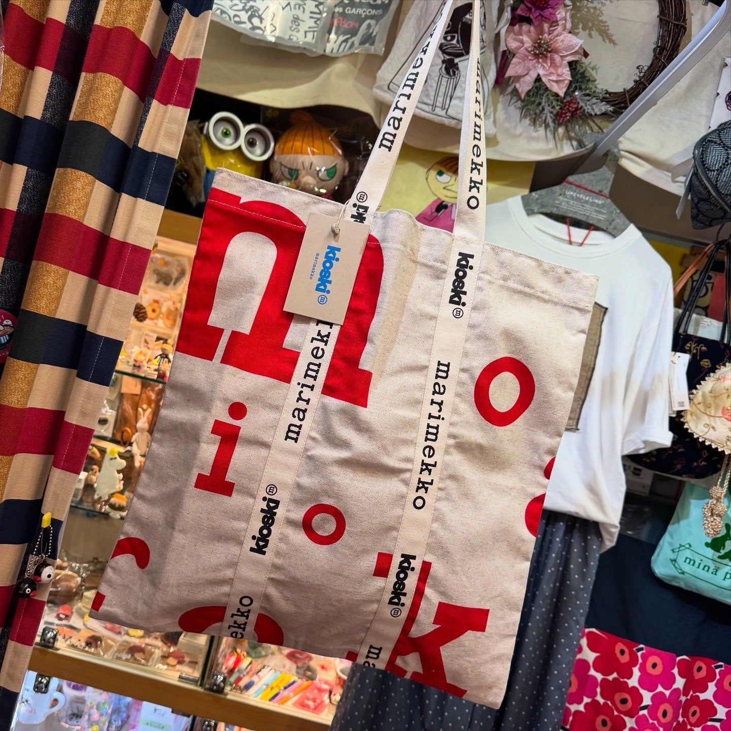 Sale- Marimekko Linen Tote Bag, made in Estonia
