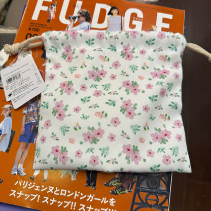 The Bear’s School Flora Drawstring Bag