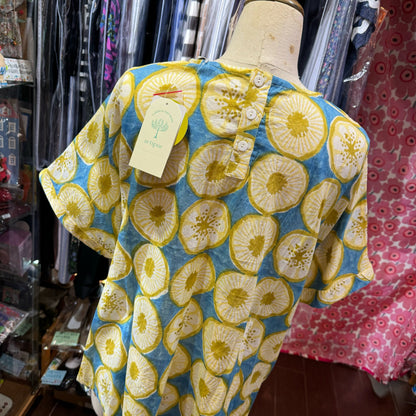 EXTRA30- Artipur Cats and Lemon Top, 2 Patterns, made in India