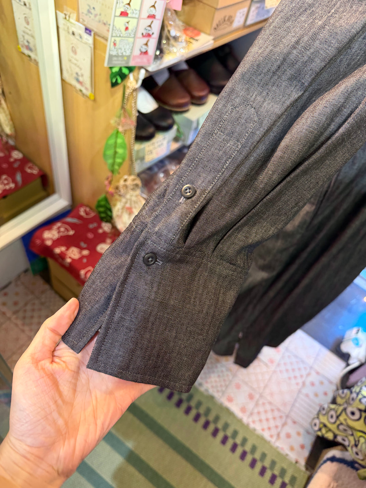 Denier 6oz Black Denim Dress, made in Japan