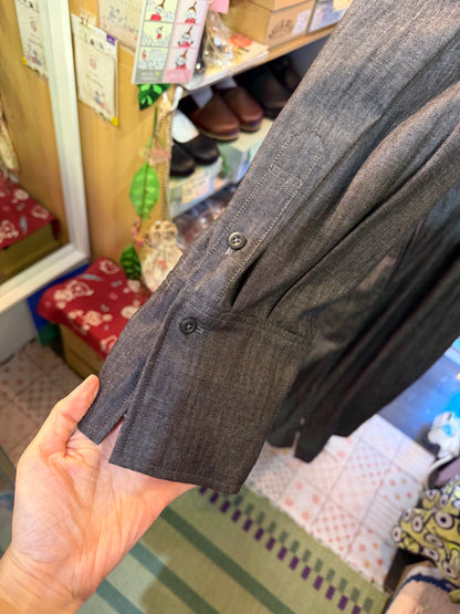 Denier 6oz Black Denim Dress, made in Japan