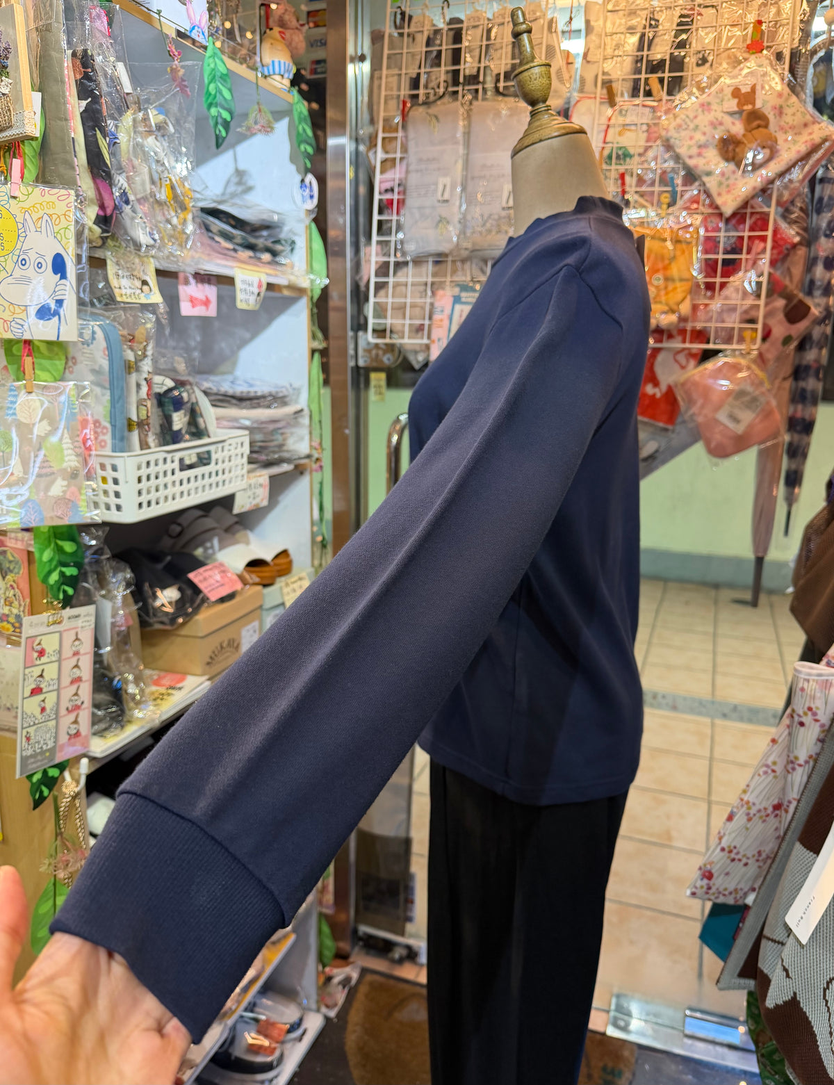 Sale- notorico Navy Sweatshirt