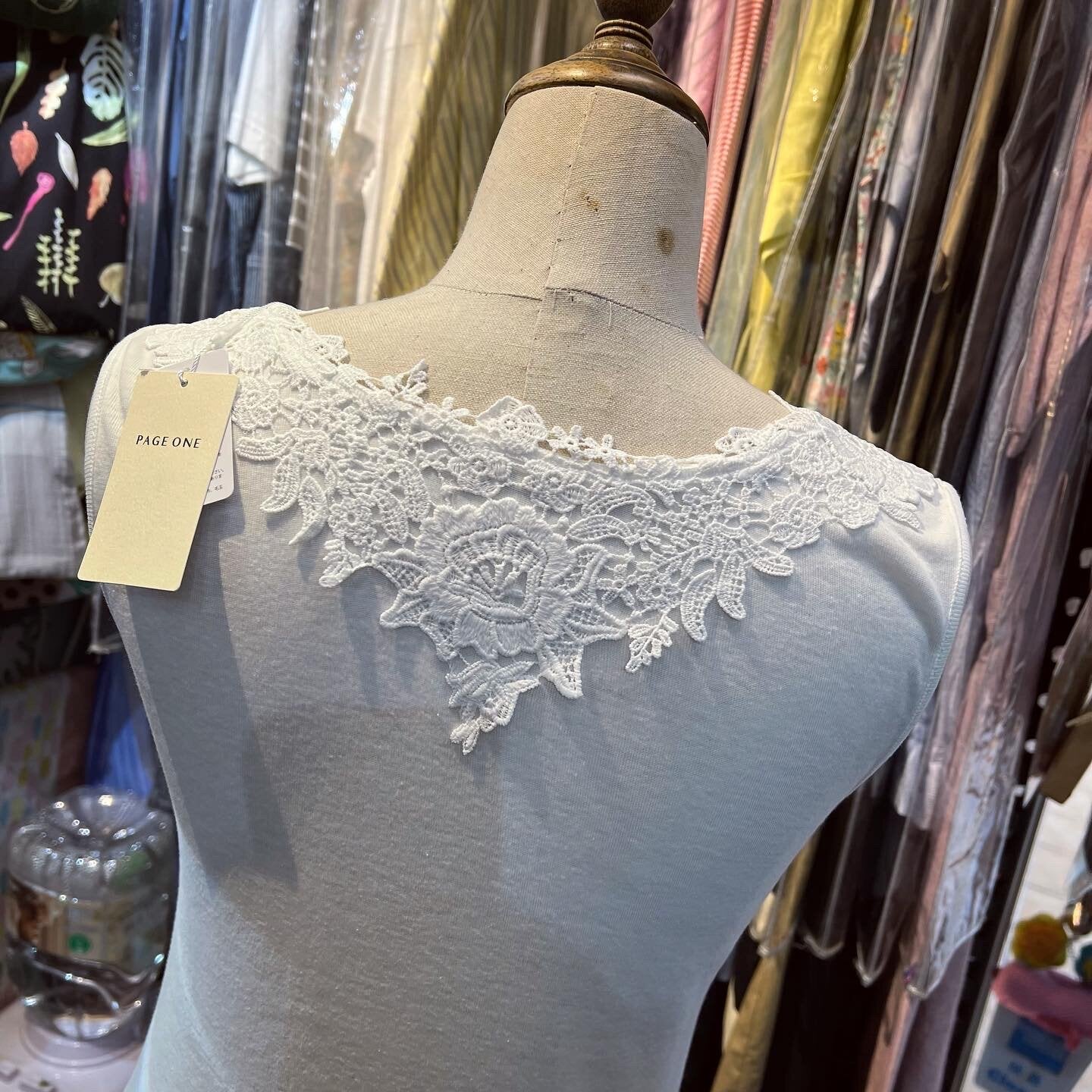 Sale- Page One White Lace Vest,  2 Colors