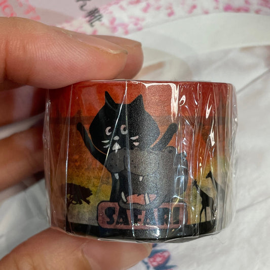 Ne-net Nya Safari Masking Tape, made in Japan