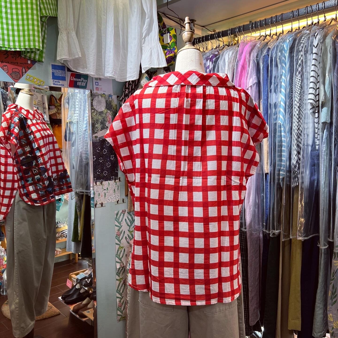 EXTRA20- Kilki Checked Top, 4 Colors, made in India