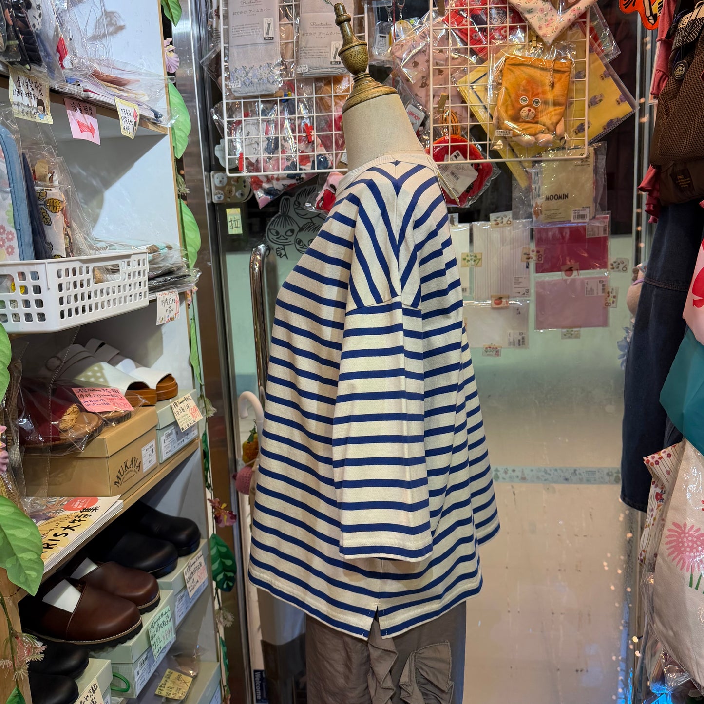 Days Striped T-shirt, 3 Colors, made in Japan