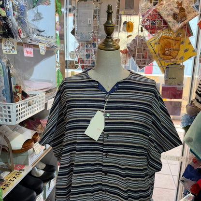 VM Striped Navy Shirt, made in Japan