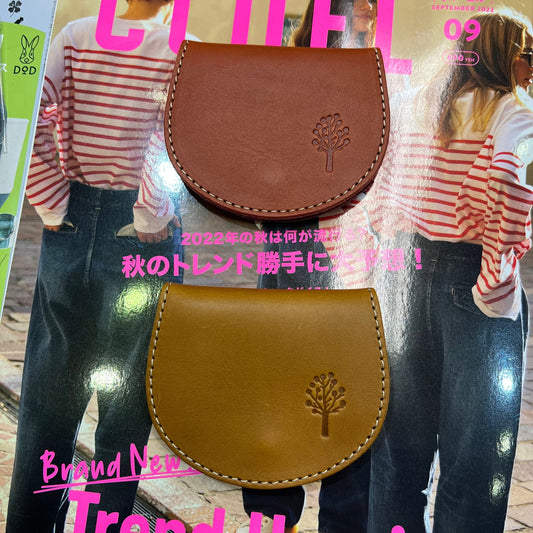 Kanmi Horseshoe Coin Case, 2 Colors, made in Japan