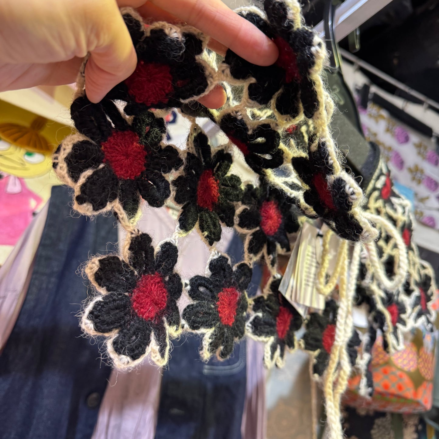 Bulle de Savon Nepal Hand Knit Scarf, made in Nepal