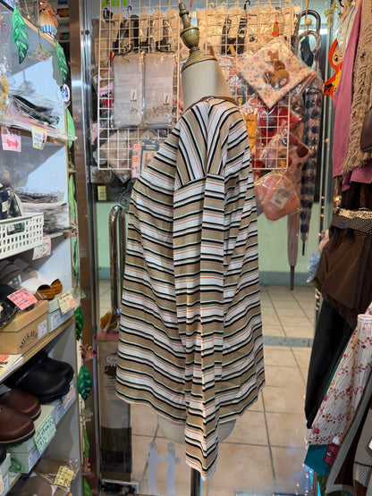 Le Melange Striped T-shirt, 2 Colors, made in Japan