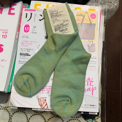 Meri ja Kuu Emerald Cotton Socks, made in Japan