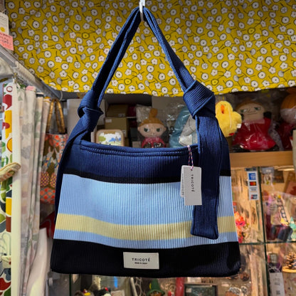 Tricotē Blue Shoulder Pouch Bag, made in Japan