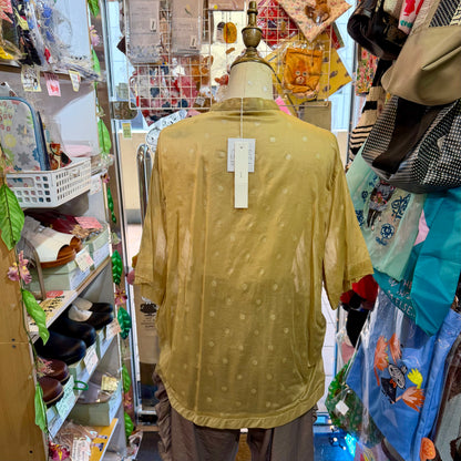Sale- Ichi Carmel Polka Shirt, made in Vietnam