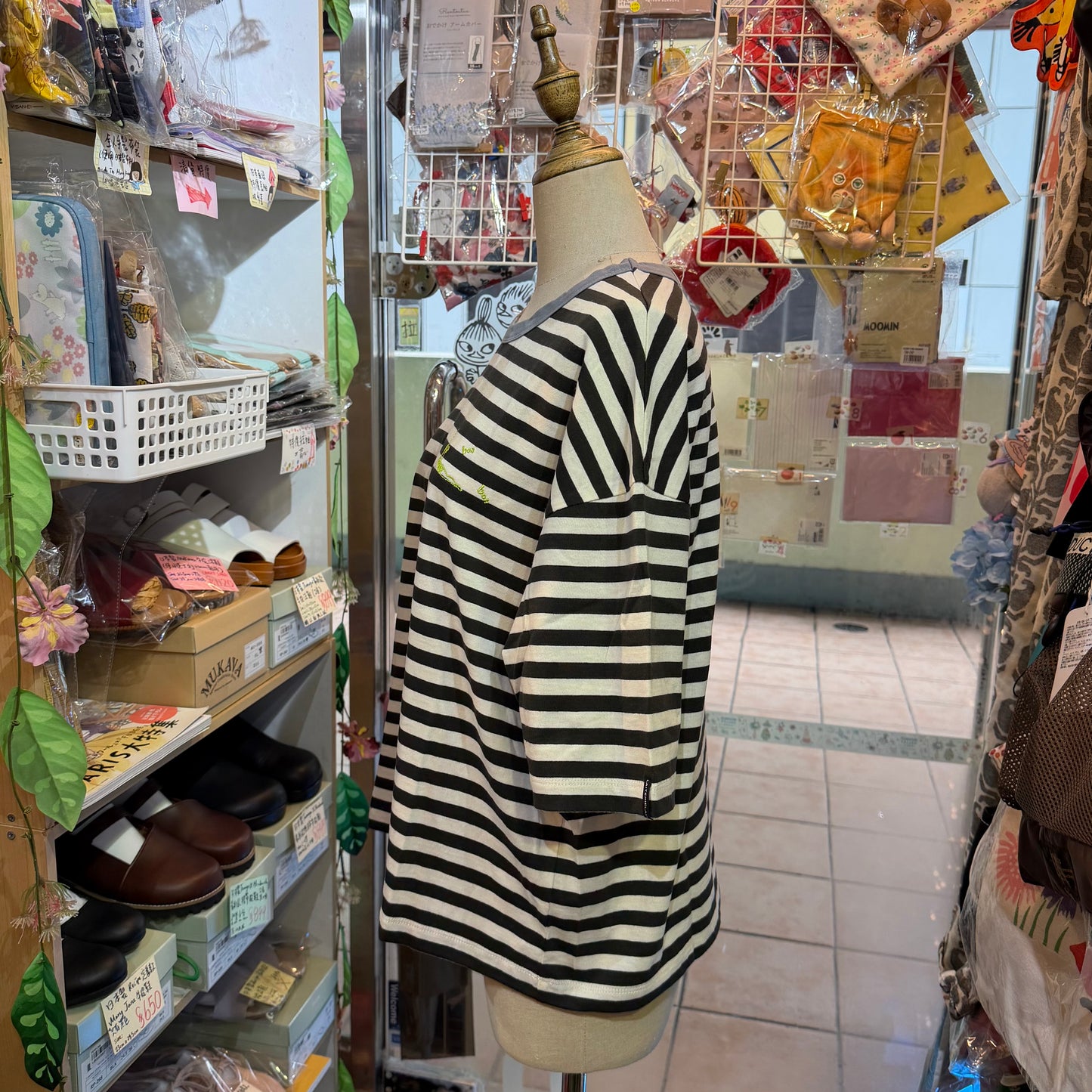 Laiterie Striped T-shirt, 2 Colors, made in Japan