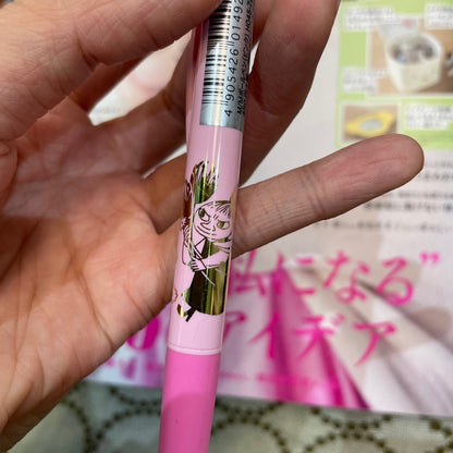 Little My and Moomin Black ink Ballpoint Pen, made in Japan