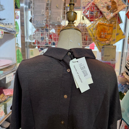 Hands of Creation Linen Blouse, 2 Colors, made in Japan
