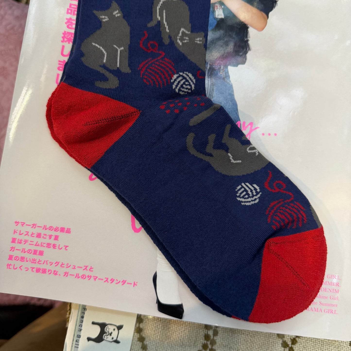 Fromf Print Socks, 3 Patterns, made in Japan