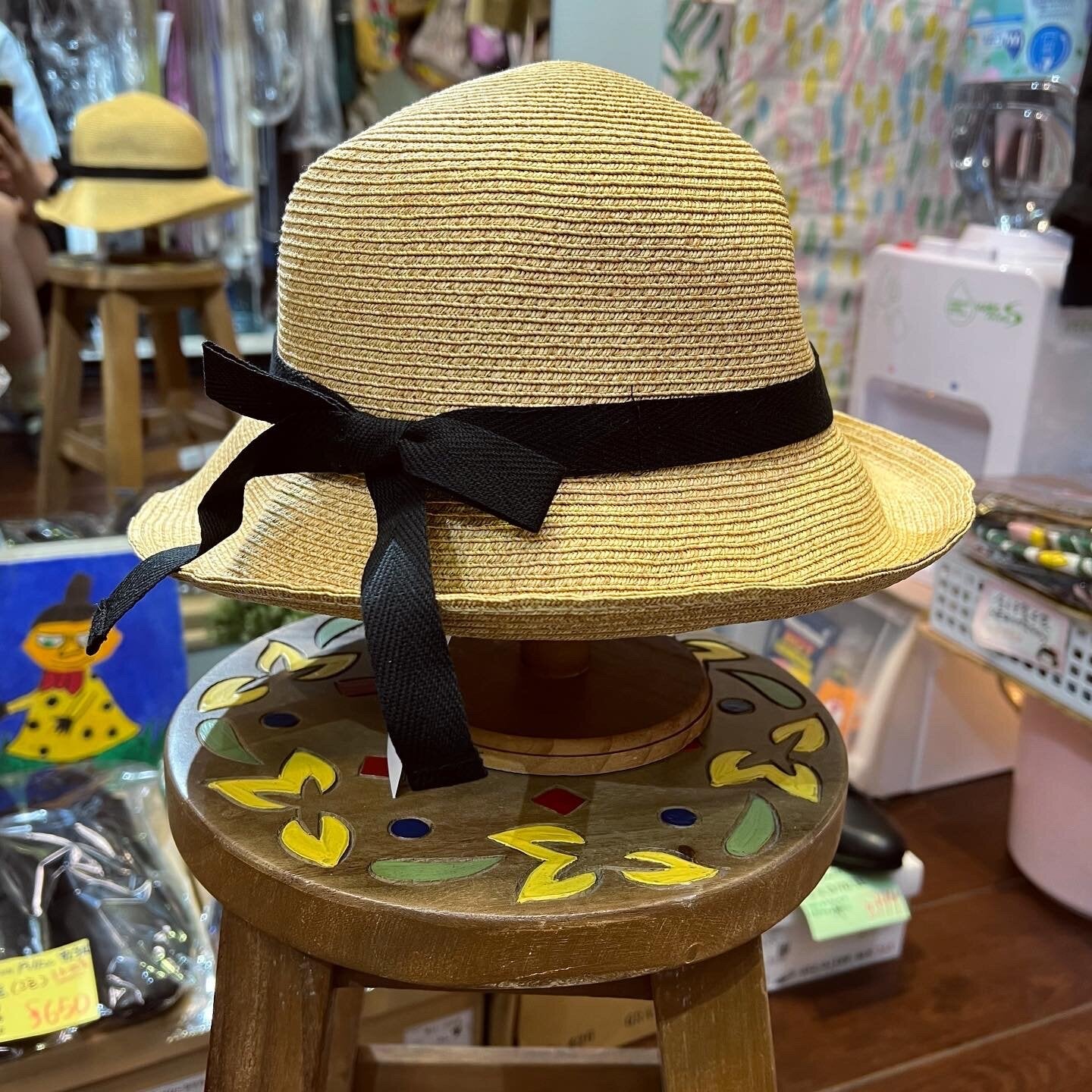 Lueuf Ribbon Straw Hat, 3 Colors