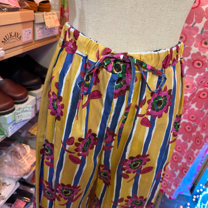 Sale- Michel Beaudouin X Liberty London Floral Pants, made in Japan