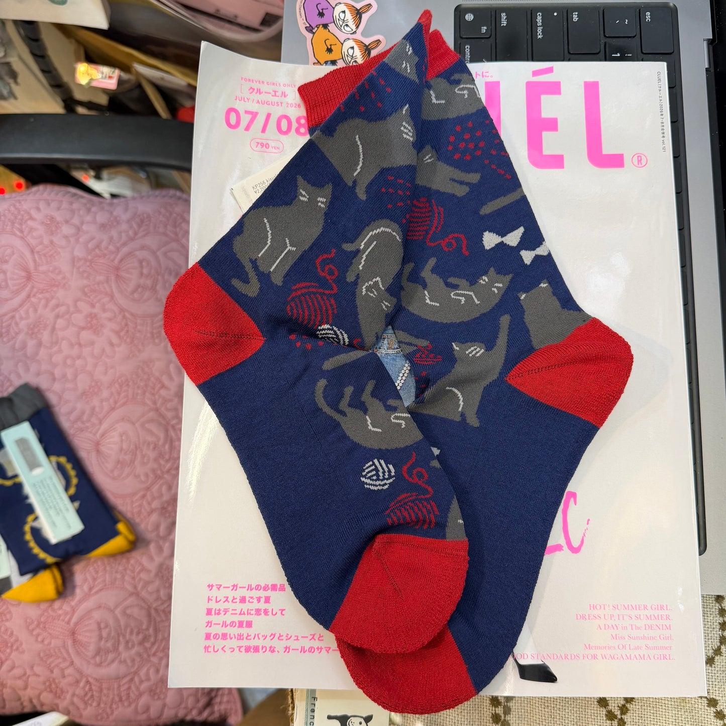 Fromf Print Socks, 3 Patterns, made in Japan