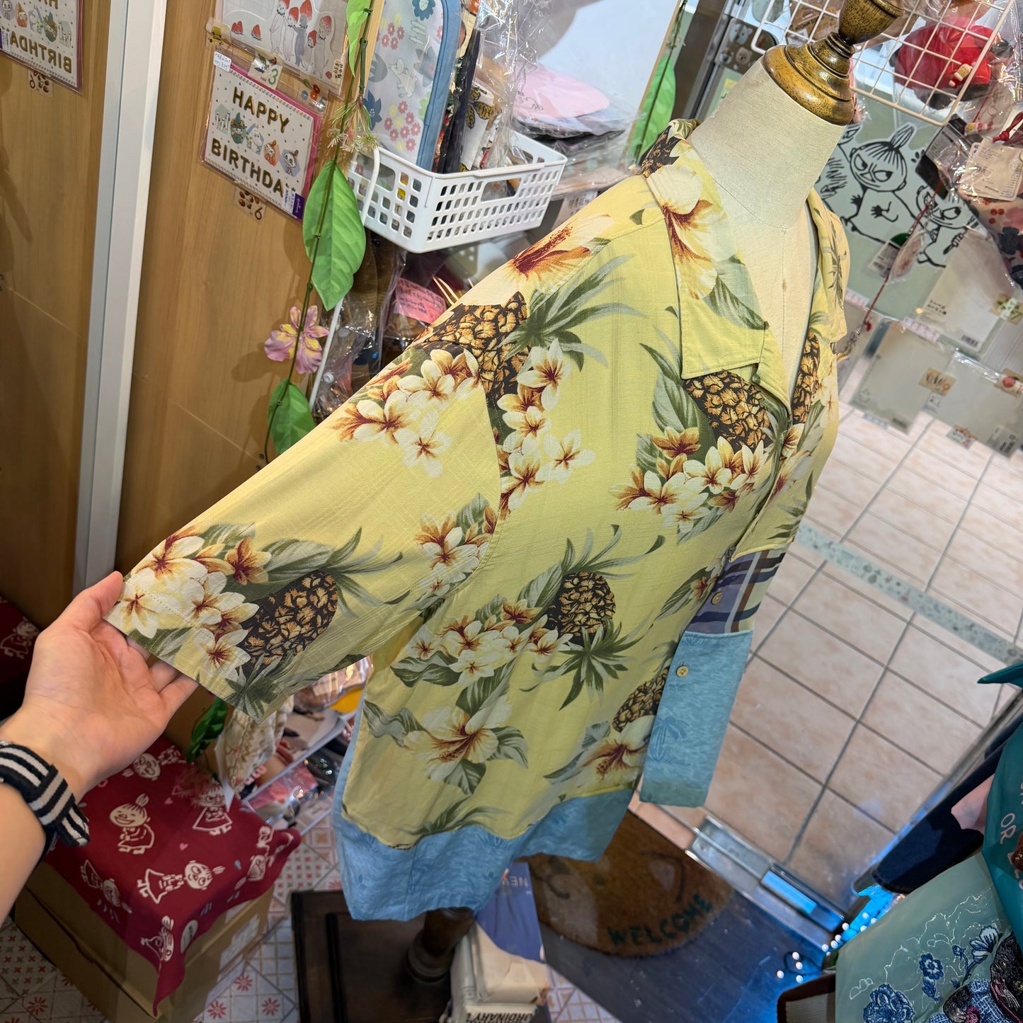 Rehersall Assort Unique Patchwork Shirt, made in Japan