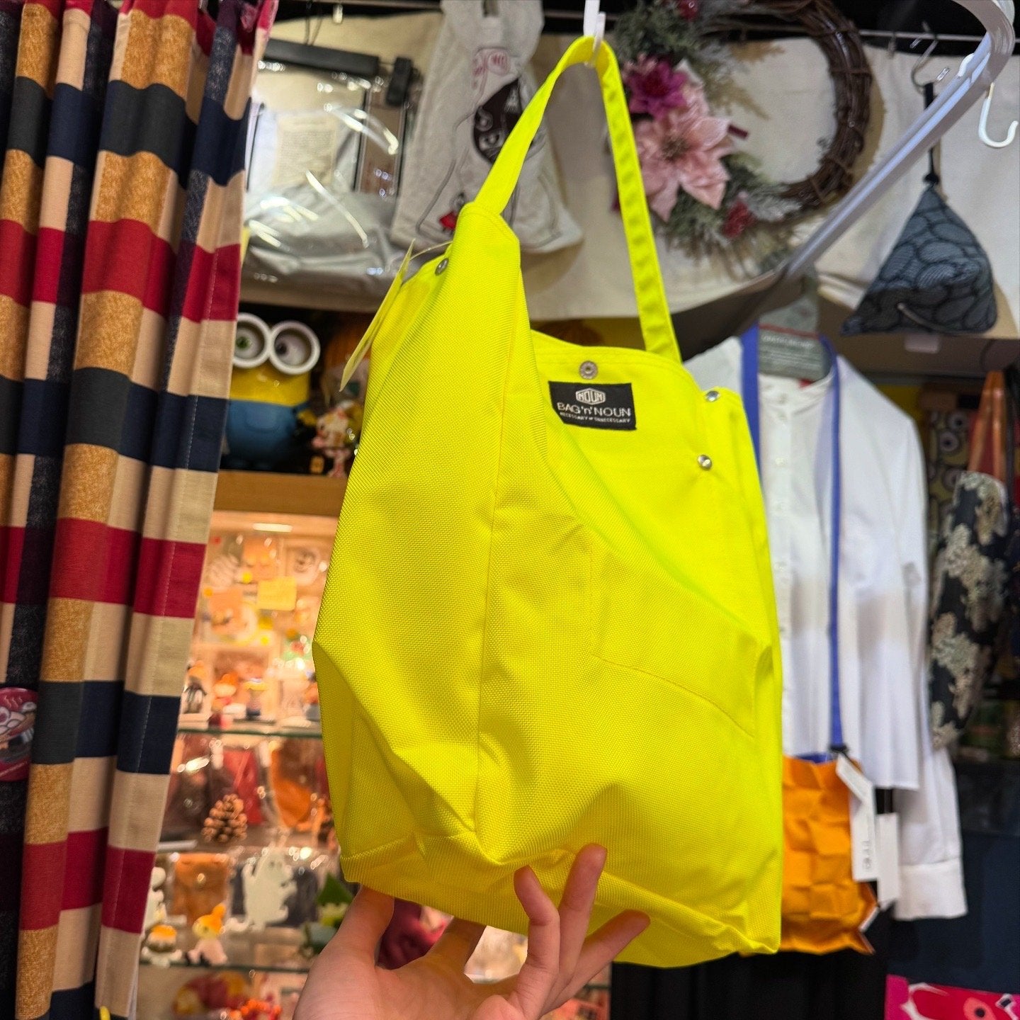 Bag n Noun Yellow Nylon Bag, made in Japan