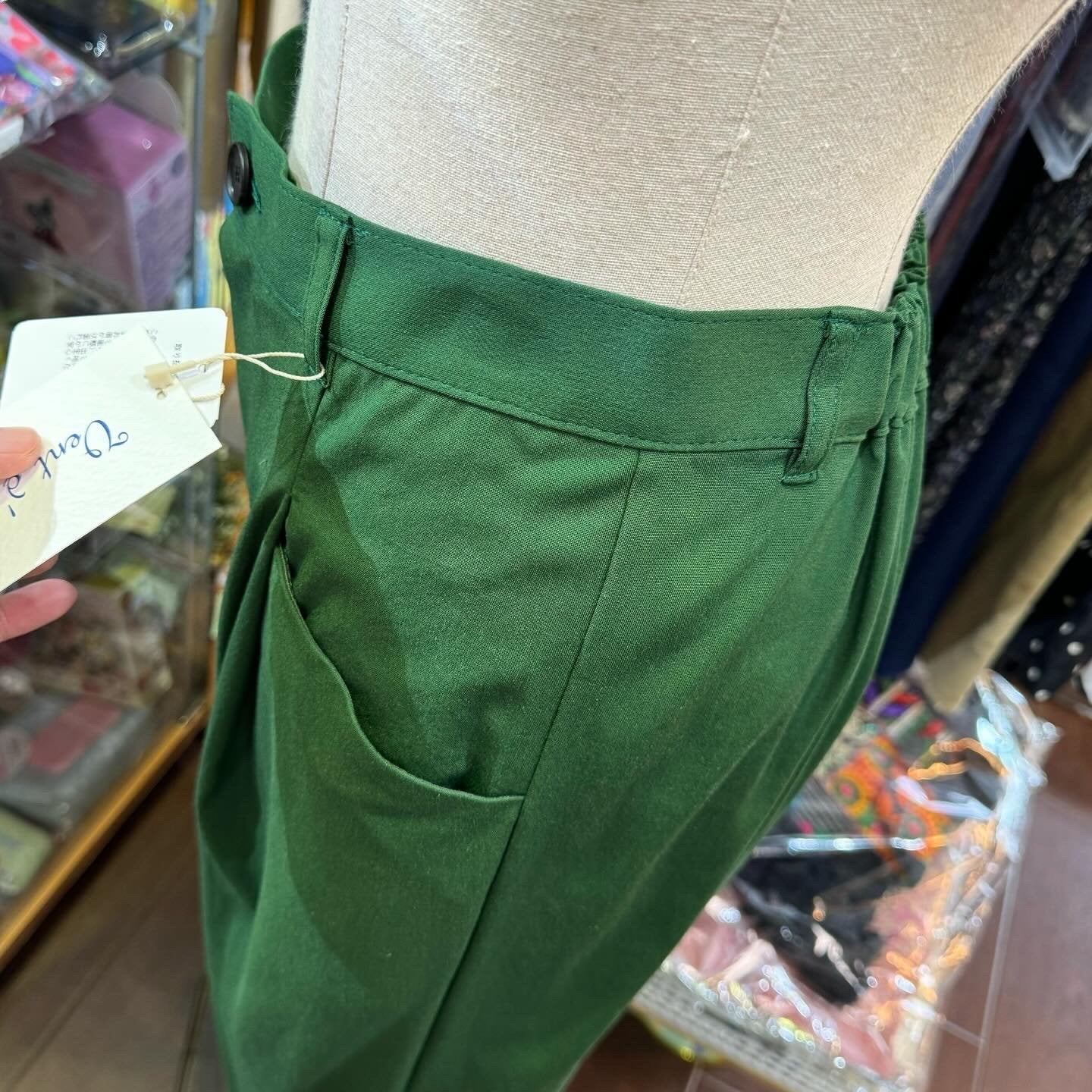 EXTRA20- Vent d Ouest Green Pants, 2 size, made in Japan