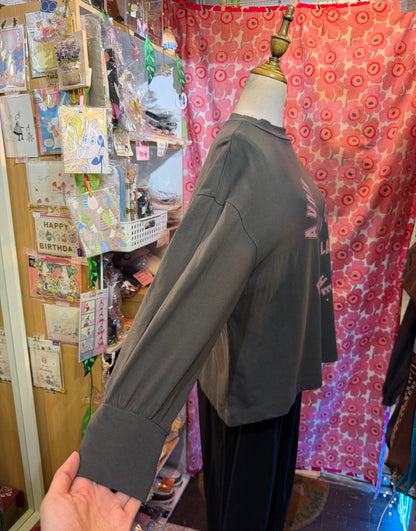 Laiterie A Voir… Charcoal T-shirt, made in Japan