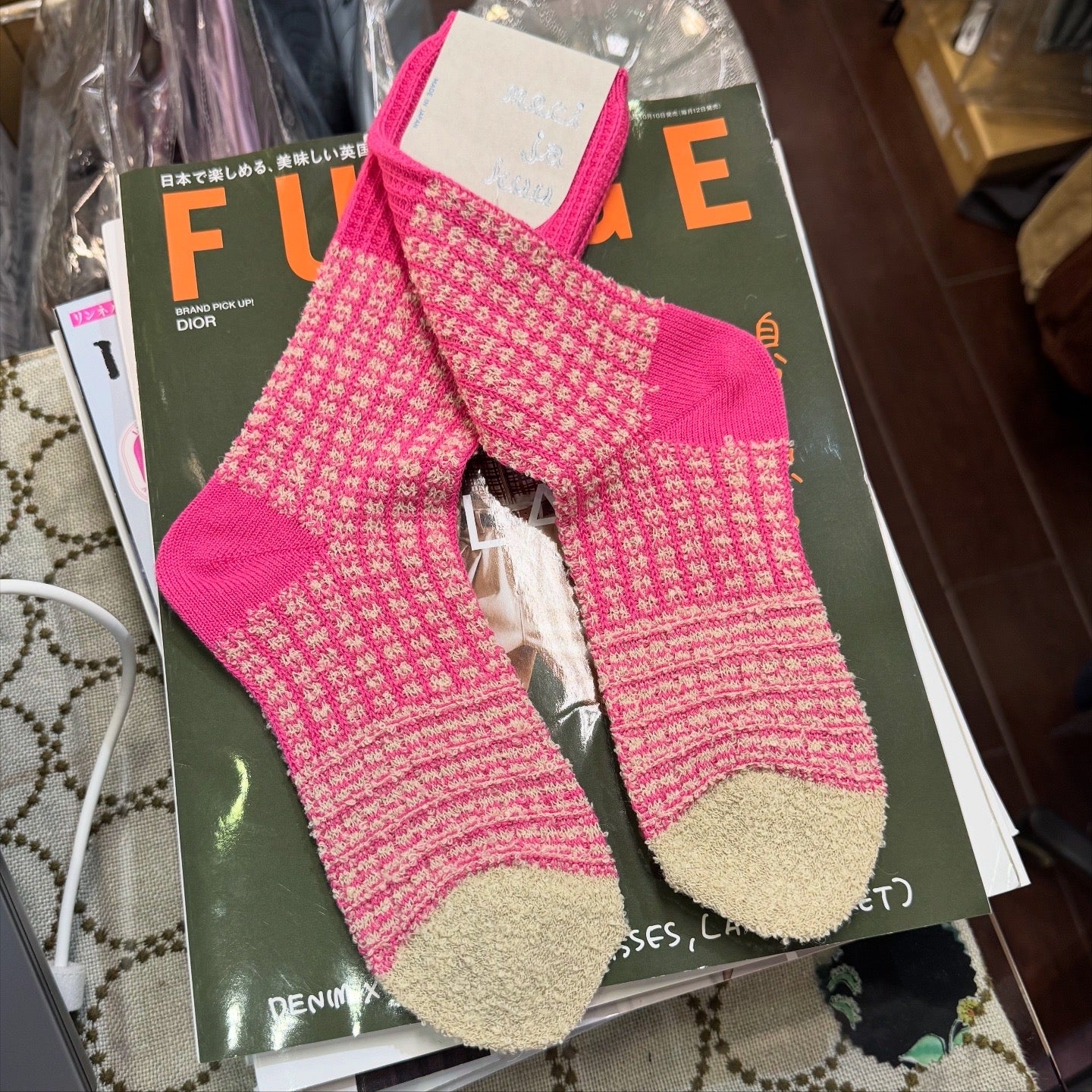 Meri ja kuu Port House Socks, 3 Colors, made in Japan