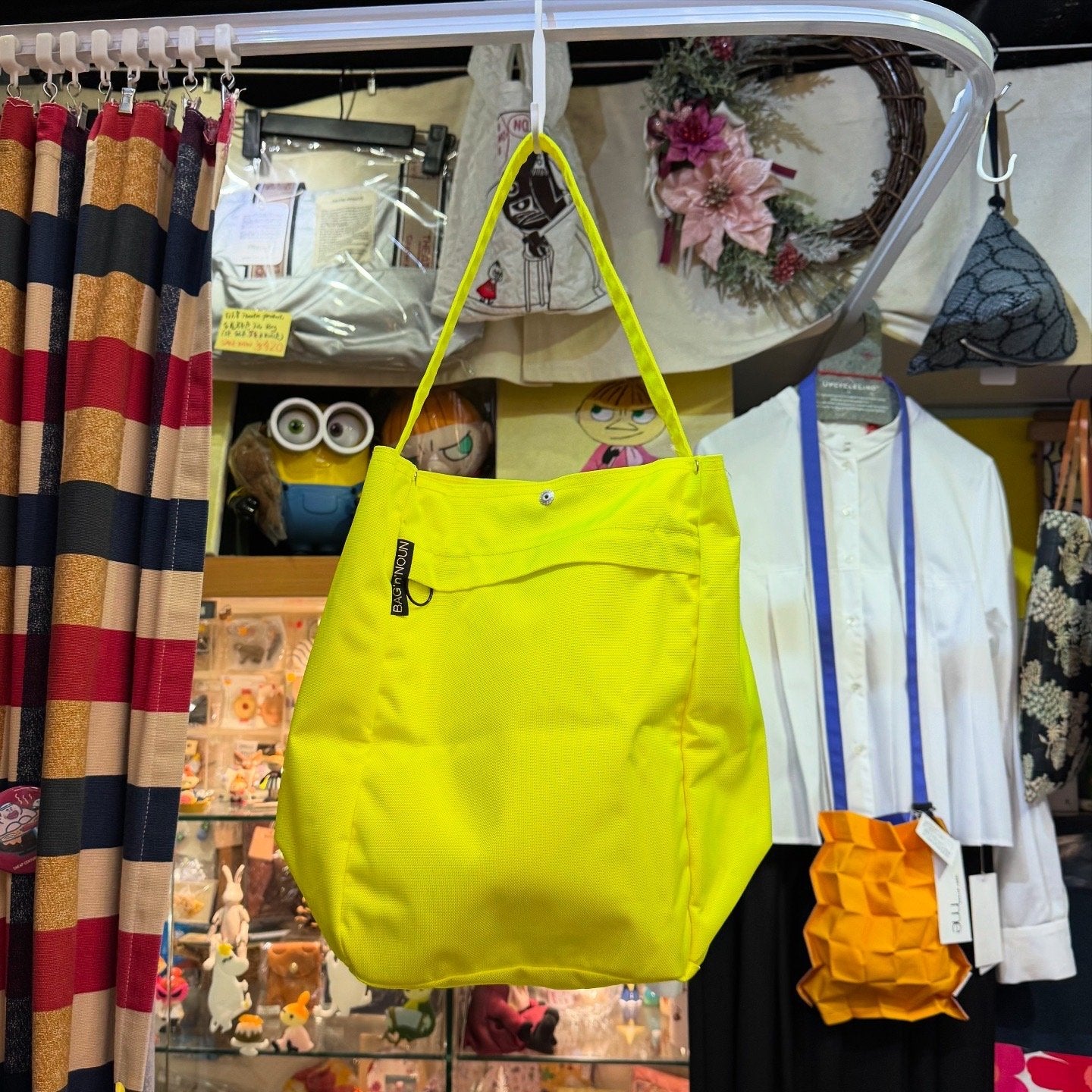Bag n Noun Yellow Nylon Bag, made in Japan