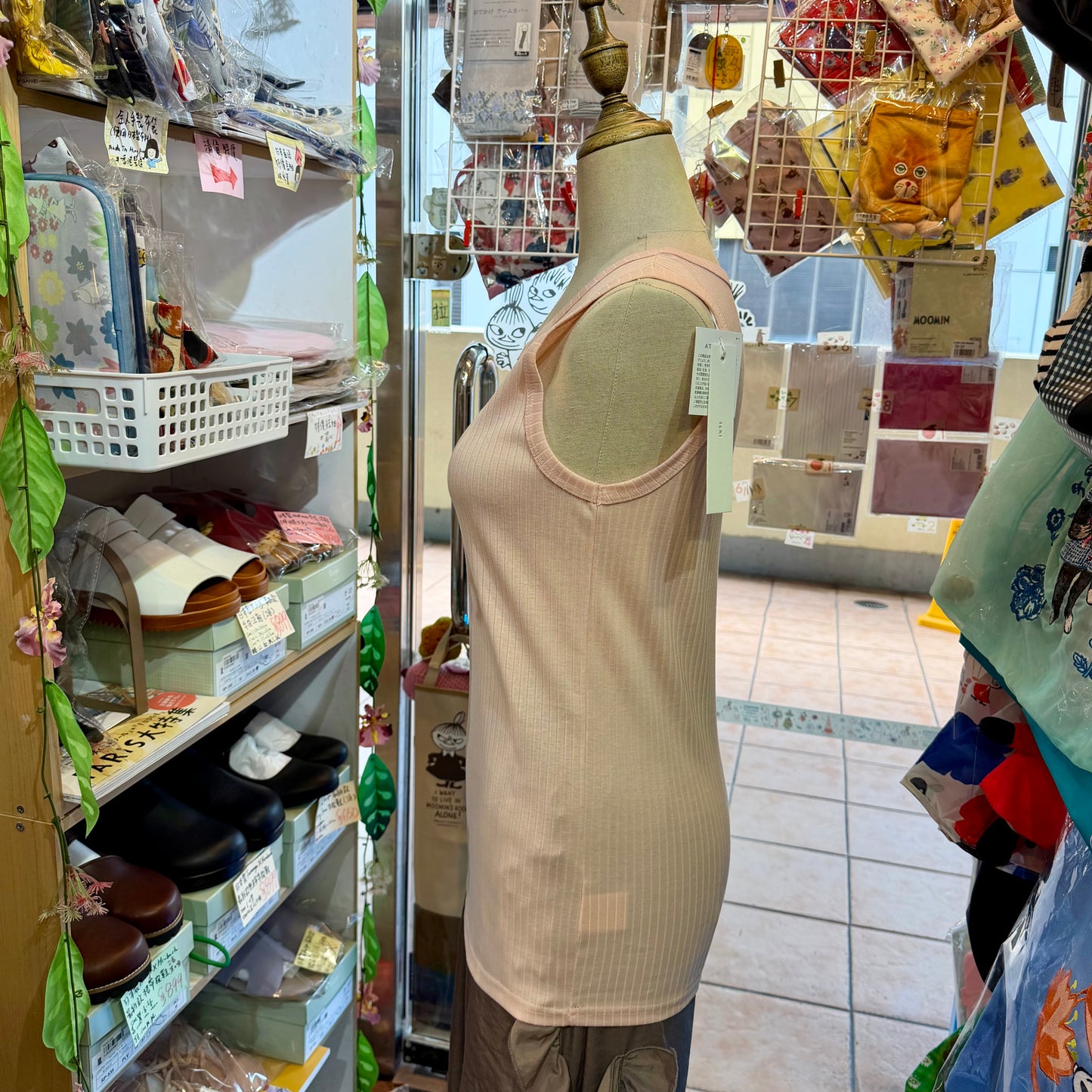 Ichi Cotton Tank Top, 3 Colors, made in Japan