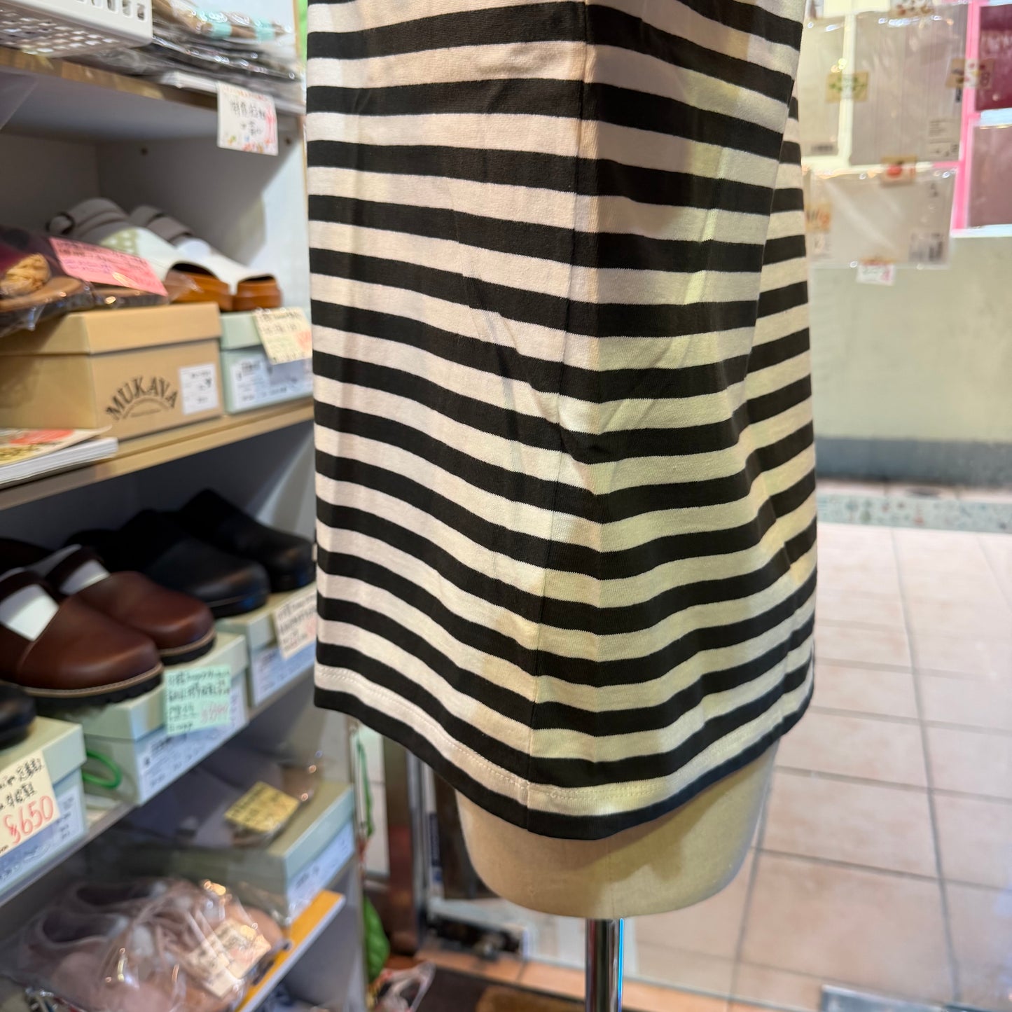Laiterie Striped T-shirt, 2 Colors, made in Japan