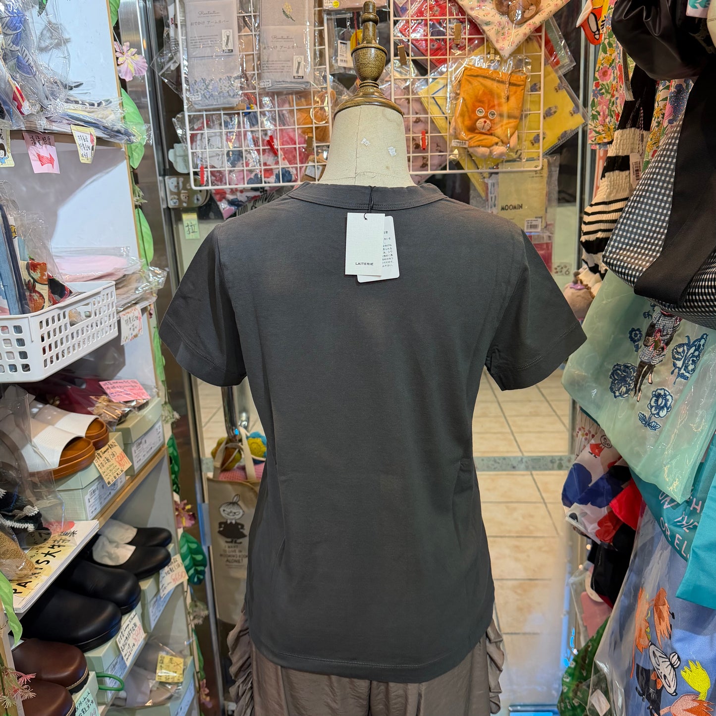 Laiterie Slim Cut T-shirt, 3 Colors, made in Japan