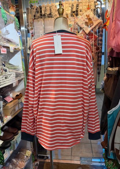Diaries Striped Long T-shirts 2 Colors, made in Japan