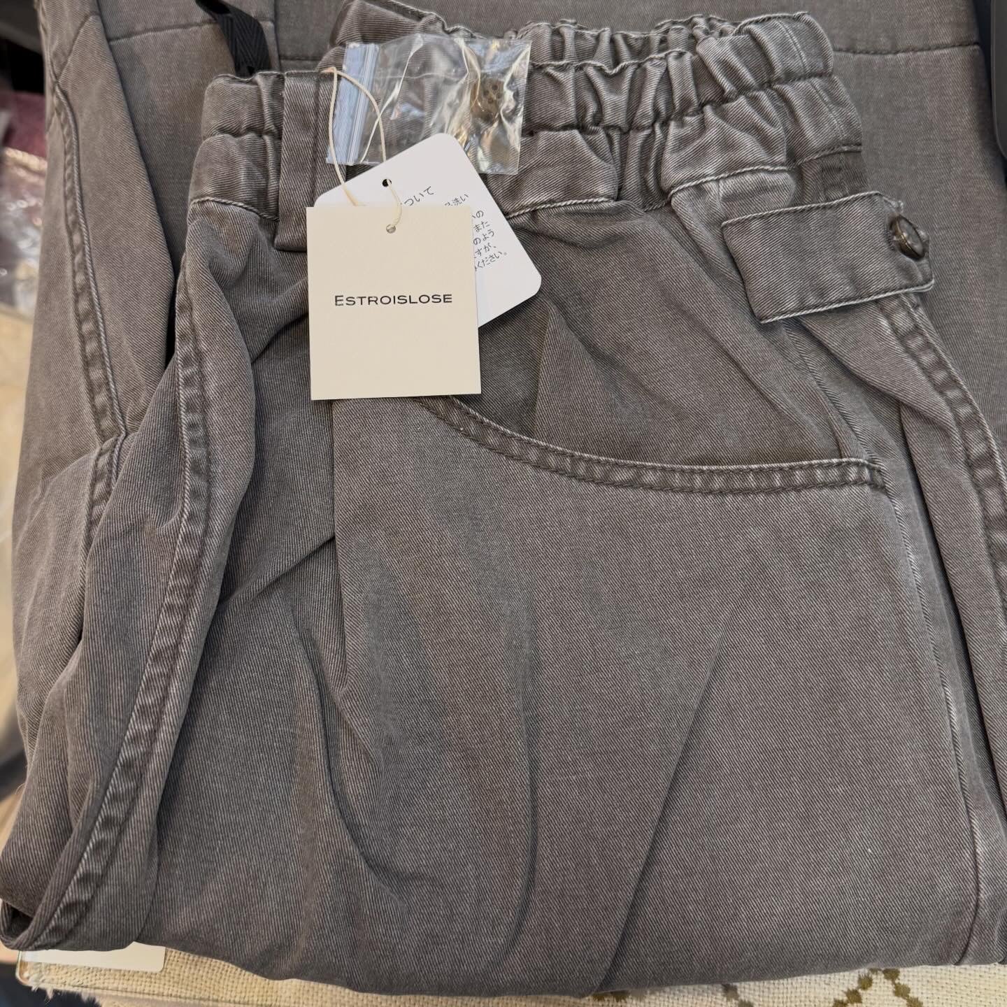Estroislose Faded Twill Pants, 3 Colors