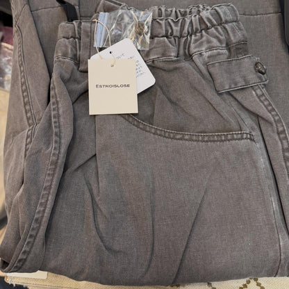 Estroislose Faded Twill Pants, 3 Colors