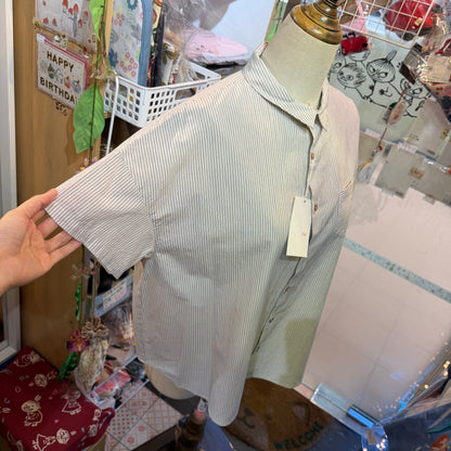 VM Natural Striped Shirt, made in Japan