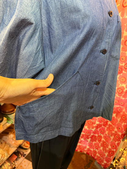 Mizuiro Ind Denim Shirt, 2 Colors, made in Japan