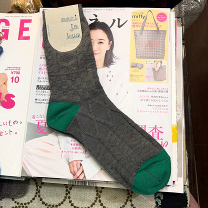 Meri ja Kuu Cotton Wool Socks, 4 Colors, made in Japan