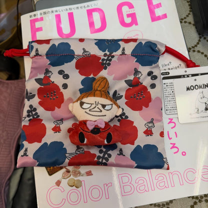 Little My  Pink Drawstring Bag