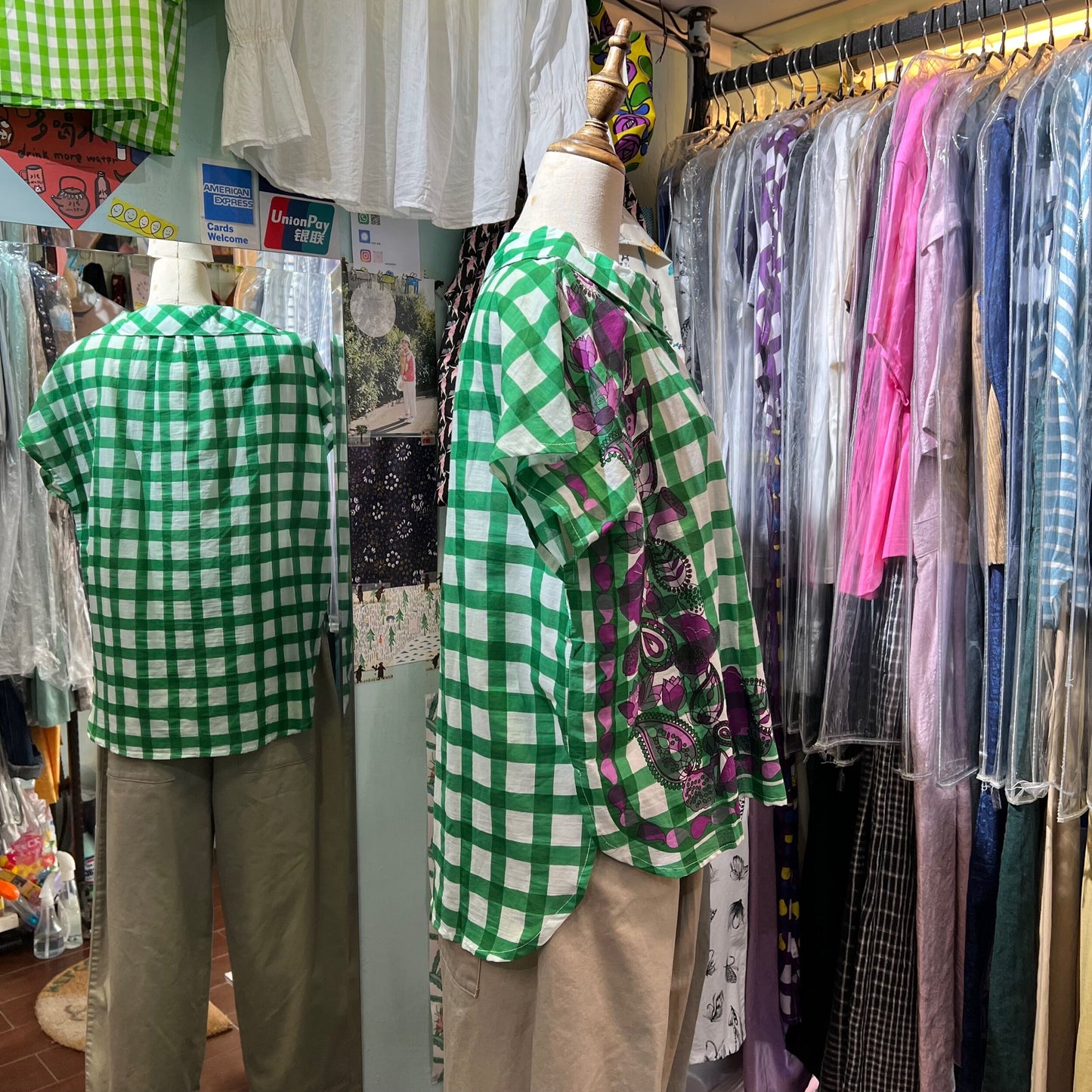 EXTRA20- Kilki Checked Top, 4 Colors, made in India