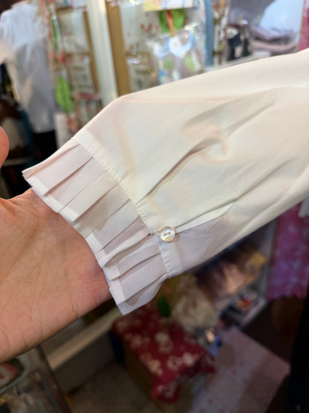 Mizuiro Ind Frill Collar Shirt, 2 Colors, made in Japan