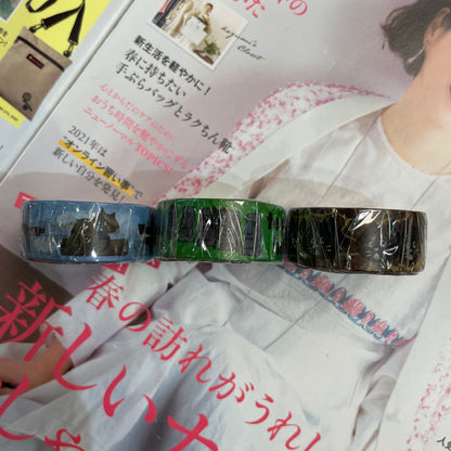 Ne-net Nya Otter Masking Tape, made in Japan