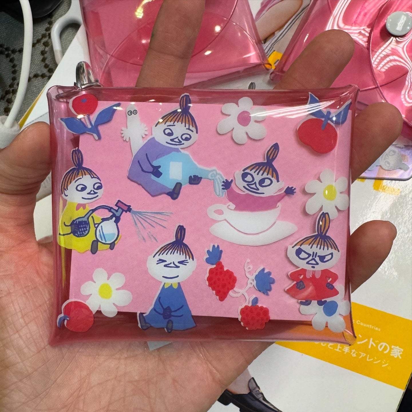Little MY  "Every day is an adventure" Pink PVC Multi-case, pouch