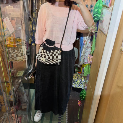 Tricotē PIXEL Shoulder Pouch Bag, made in Japan
