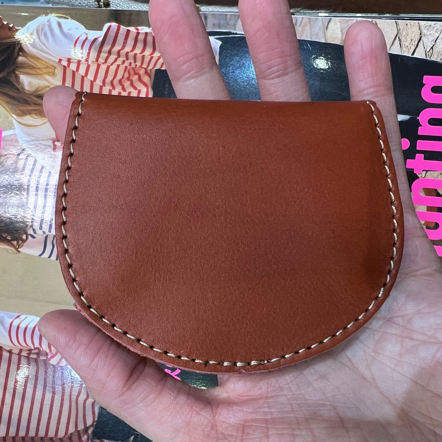 Kanmi Horseshoe Coin Case, 2 Colors, made in Japan