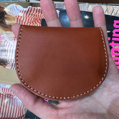 Kanmi Horseshoe Coin Case, 2 Colors, made in Japan