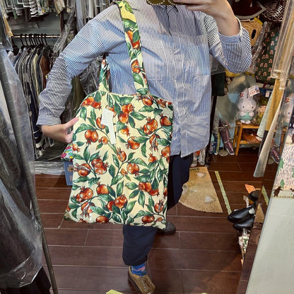 Sale- Ichi Pomegranate Tote Bag, 2 Colors, made in Vietnam