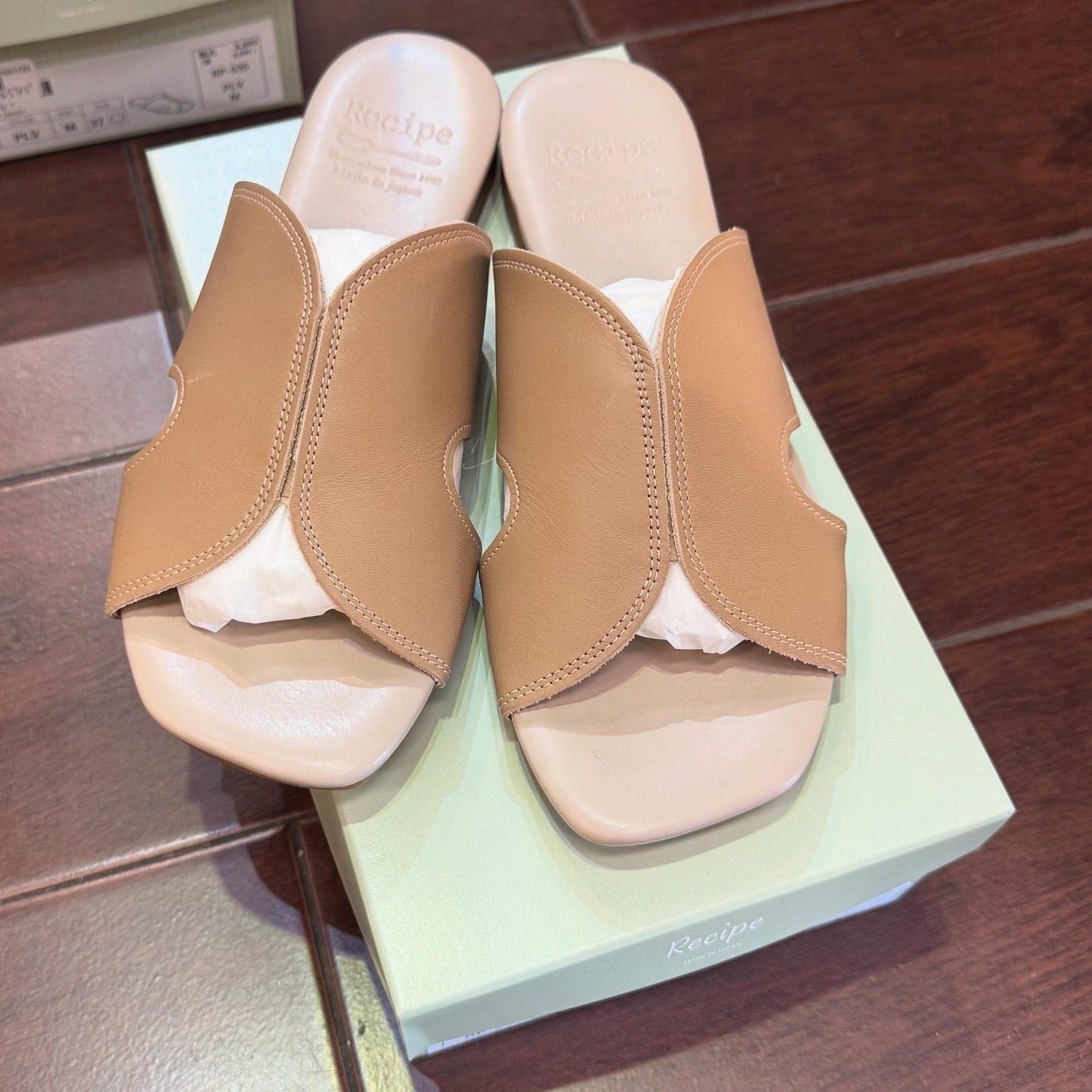Recipe Leather Sandals, 2 colors, made in Japan  RP-535